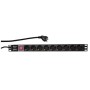 A4N Produžni kabl sa zastitom 9 uticnica 16A, PDU 1U, aluminium sa zastitom, 2m