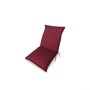 AGROMARKET Jastuk sa naslonom za stolice 49x119x4 bordo
