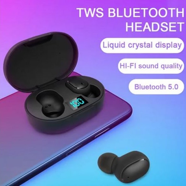 Airpods 3G E6S bluetooth slušalice crne