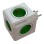 ALLOCACOC PowerCube Original 5xSchuko Zelena