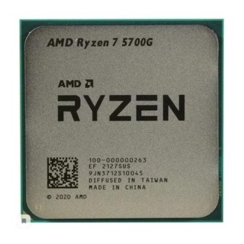 AMD CPU AM4 Ryzen 7 5700G, 8C/16T, 3.80-4.60GHz