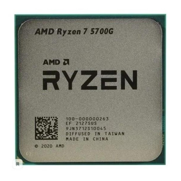 AMD CPU AM4 Ryzen 7 5700G, 8C/16T, 3.80-4.60GHz