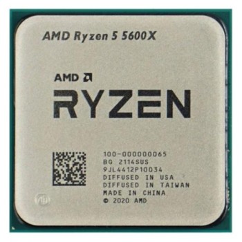 AMD CPU Ryzen 5 5600X 6 cores 3.7GHz (4.6GHz) Tray