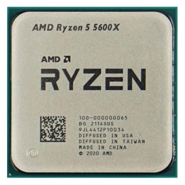 AMD CPU Ryzen 5 5600X 6 cores 3.7GHz (4.6GHz) Tray