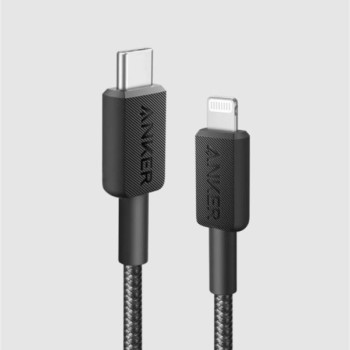 ANKER 322 kabl USB-C na Lightning 0.9m, Crni