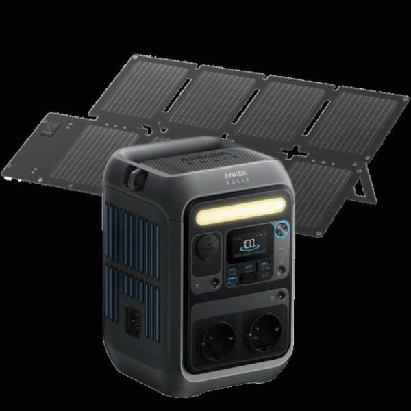 ANKER SOLIX C300X + PS60 Portable Solar Panel