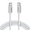 ANKER Zolo USB tip-C kabl M/M 1m, za Apple, super brzo punjenje 240W/480Mbps, pleteni, beli
