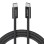 ANKER Zolo USB tip-C kabl M/M 1m, za Apple, super brzo punjenje 240W/480Mbps, pleteni, crni