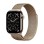 APPLE Watch S11 Cellular 42mm Gold Titanium Case with Gold Milanese Loop (mf8y4rk/a)