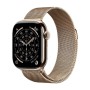 APPLE Watch S11 Cellular 42mm Gold Titanium Case with Gold Milanese Loop (mf8y4rk/a)