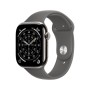 APPLE Watch S11 Cellular 42mm Natural Titanium Case with Stone Grey Sport Band - S/M (mf8m4rk/a)