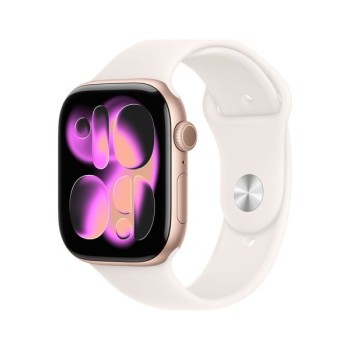 APPLE Watch S11 GPS 42mm Rose Gold Aluminium Case with Light Blush Sport Band - M/L (meu44rk/a)