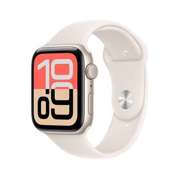 APPLE Watch SE 3 Cellular 40mm Starlight Aluminium Case with Starlight Sport Band - M/L (mep74rk/a)