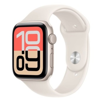 APPLE Watch SE 3 Cellular 44mm Starlight Aluminium Case with Starlight Sport Band - M/L (mepf4rk/a)