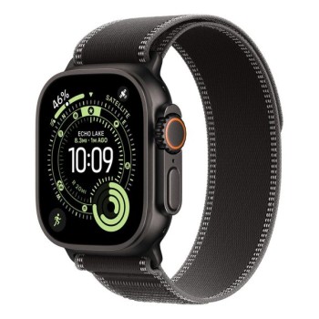 APPLE Watch Ultra 3 Cellular 49mm Black Titanium Case with Black/Charcoal Trail Loop - S/M (mf1d4se/a)