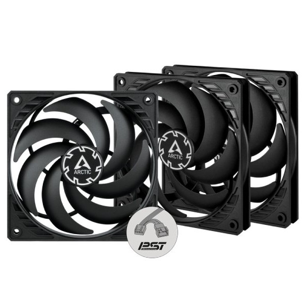 Arctic P12 Slim PWM PST 3-pack Ventilator