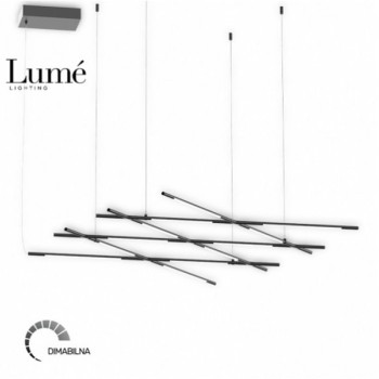 ARIA 10 LUSTER LED DIM 50W 3000K CRNA
