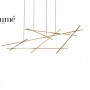 ARIA 11 LUSTER LED DIM 44W 3000K ZLATO
