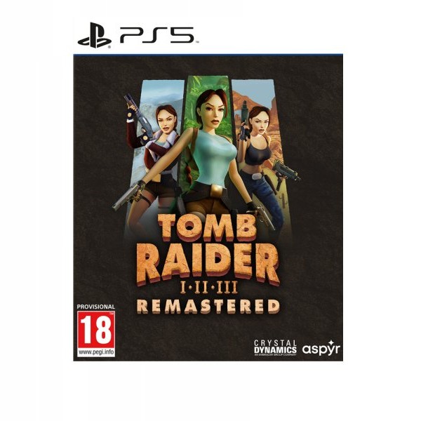 Aspyr PS5, Tomb Raider (I-II-III) Remastered Starring Lara Croft