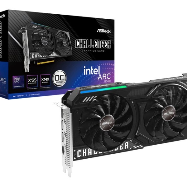 ASROCK Intel Arc B580 Challenger 12GB OC GDDR6 192bit