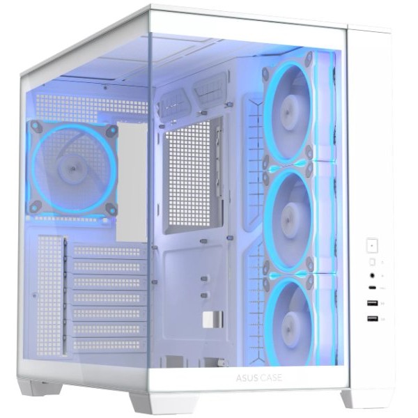 ASUS A32 PLUS TG ARGB micro-ATX kućište belo