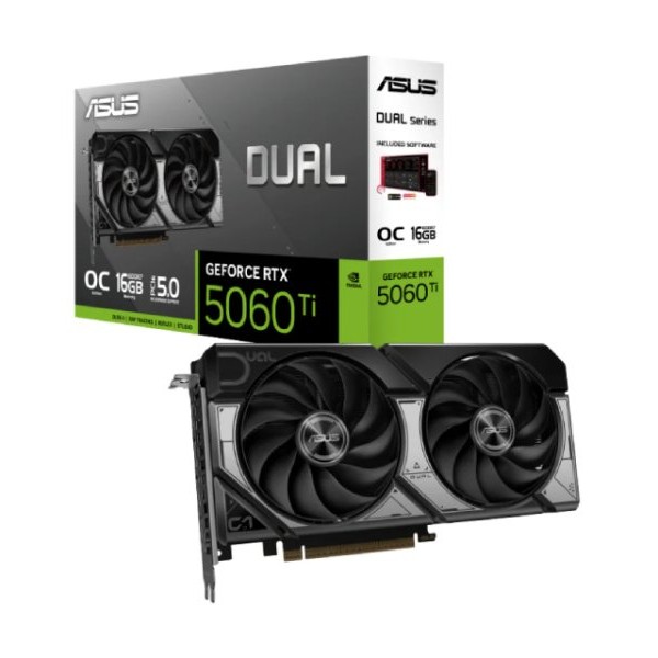 ASUS NVidia GeForce RTX 5060 Ti 16GB DUAL-RTX5060TI-O16G