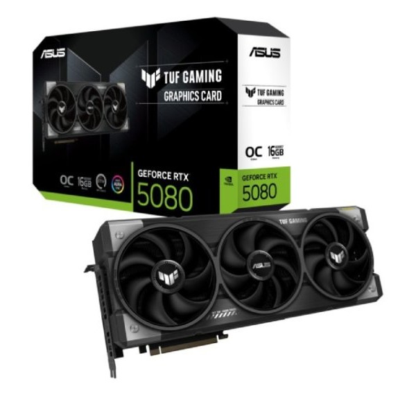 ASUS NVidia GeForce RTX 5080 16GB TUF-RTX5080-O16G-GAMING
