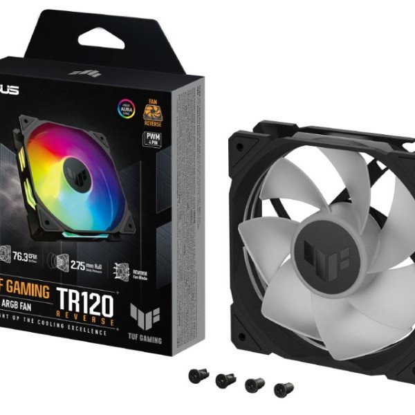ASUS TUF GAMING TR120 ARGB REVERSE BLACK ventilator