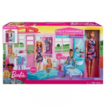 BARBIE Close & go sklopiva kuća 34487