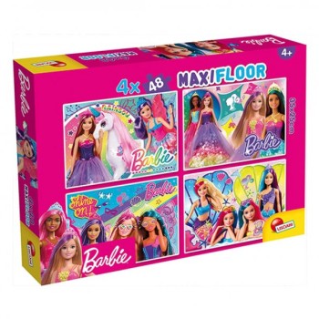 BARBIE Slagalica Lisciani Maxi 4x48kom 99467