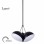 BBLINK ARIA 28 visilica dimabilna 60W 3000K CRNA