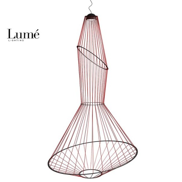BBLINK AURORA 10 LUSTER 24W 3000K CRVENA