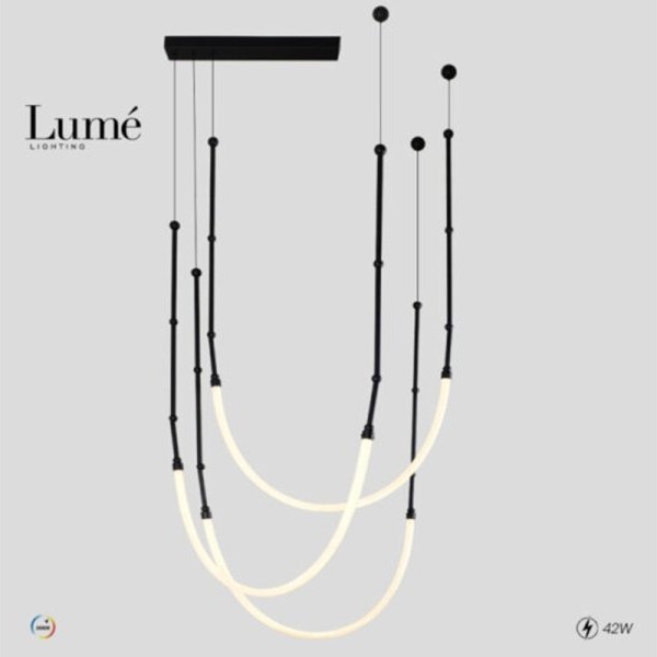 BBLINK AURORA 16 LUSTER 42W 3000K CRNA