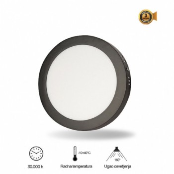 BBLINK LED panel N/Z KNC5-18W 6500K crni