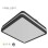BBLINK LED PLAFONJERA NORA 24W CCT CRNA IP65