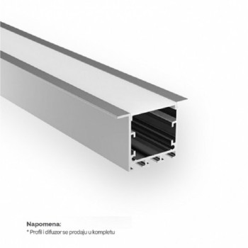 BBLINK LED PROFIL LL-ALP017-R KOMPLET