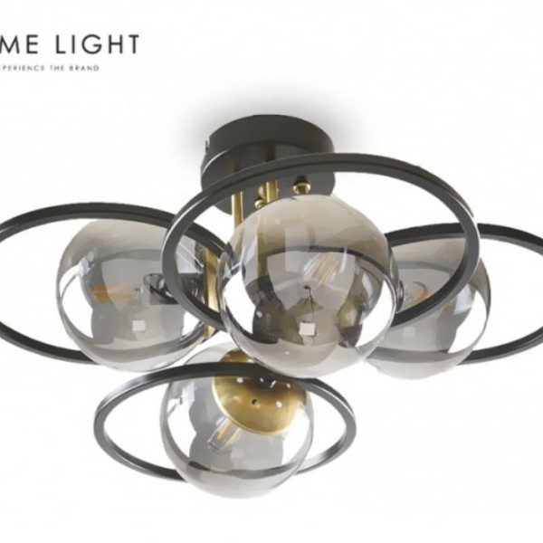 BBLINK Nalan19064 Luster 4*E27 Crna/Hrom