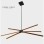 BBLINK SOLEA 24 LUSTER 40W 3000K CRNA/DRVO