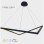 BBLINK SOLEA 43 LUSTER 40W 3000/4000/6000K CRNA DIM