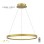 BBLINK SOLEA 61 LUSTER 25W 3000/4000K ZLATO