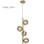 BBLINK TALIA 19 LUSTER 4*G9 BAKAR HOME LIGHT