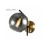 BBLINK TALIA 28 ZIDNA LAMPA 1*E14 CRNA/BAKAR
