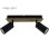 BBLINK TALIA 66 SPOT LAMPA 2*GU10 CRNA/DRVO
