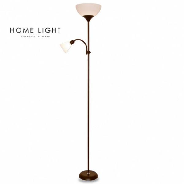 BBLINK Vesta 653 Podna lampa 1xE27+1xE14 Braon