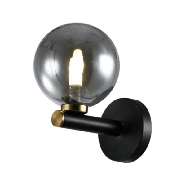 BBLINK Zidna lampa 1xG9 Crna, bakar
