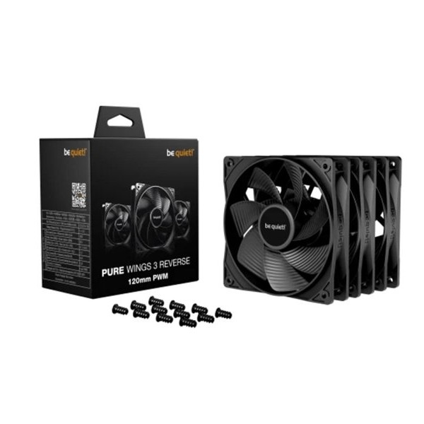 BE QUIET Pure Wings 3 120mm PWM Reverse 3-Pack set ventilatora BL137