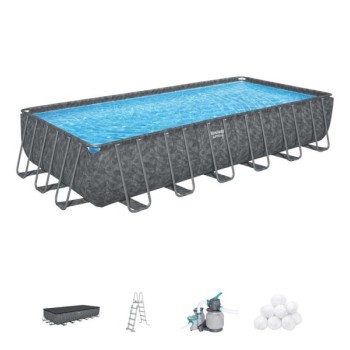 BESTWAY APX 365 porodični bazen 7.32 x 3.66 x 1.32m sa čeličnim ramom i pumpom