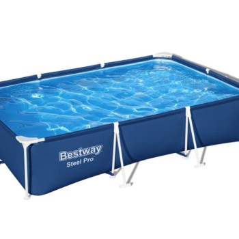 BESTWAY Bazen sa metalnim okvirom i filter pumpom 300x201x66cm Steel Pro