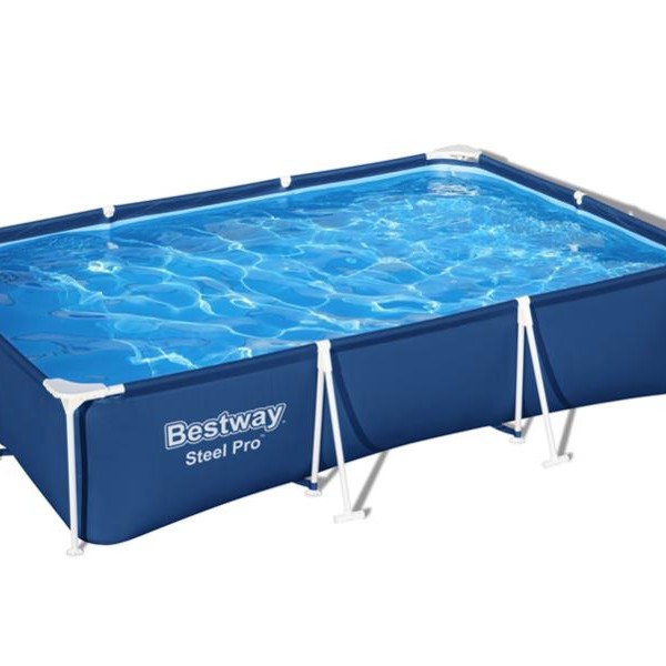 BESTWAY Bazen sa metalnim okvirom i filter pumpom 300x201x66cm Steel Pro