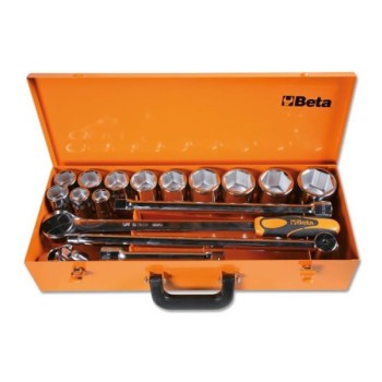 Beta Set nasadnih ključeva 3/4″ 22-55mm u metalnoj kutiji 12/1